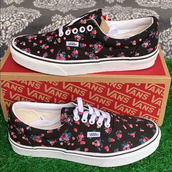 VANS ERA DITSY FLORAL BLK/Trwht Men’s - Picture 6 of 16